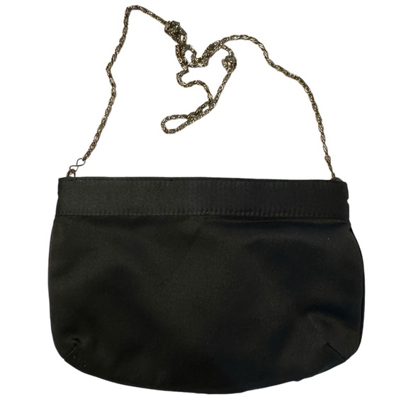 Vintage Walborg Black Evening Purse with Chain‎ - Picture 3 of 5